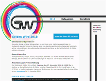 Tablet Screenshot of goldenwire.fhstp.ac.at